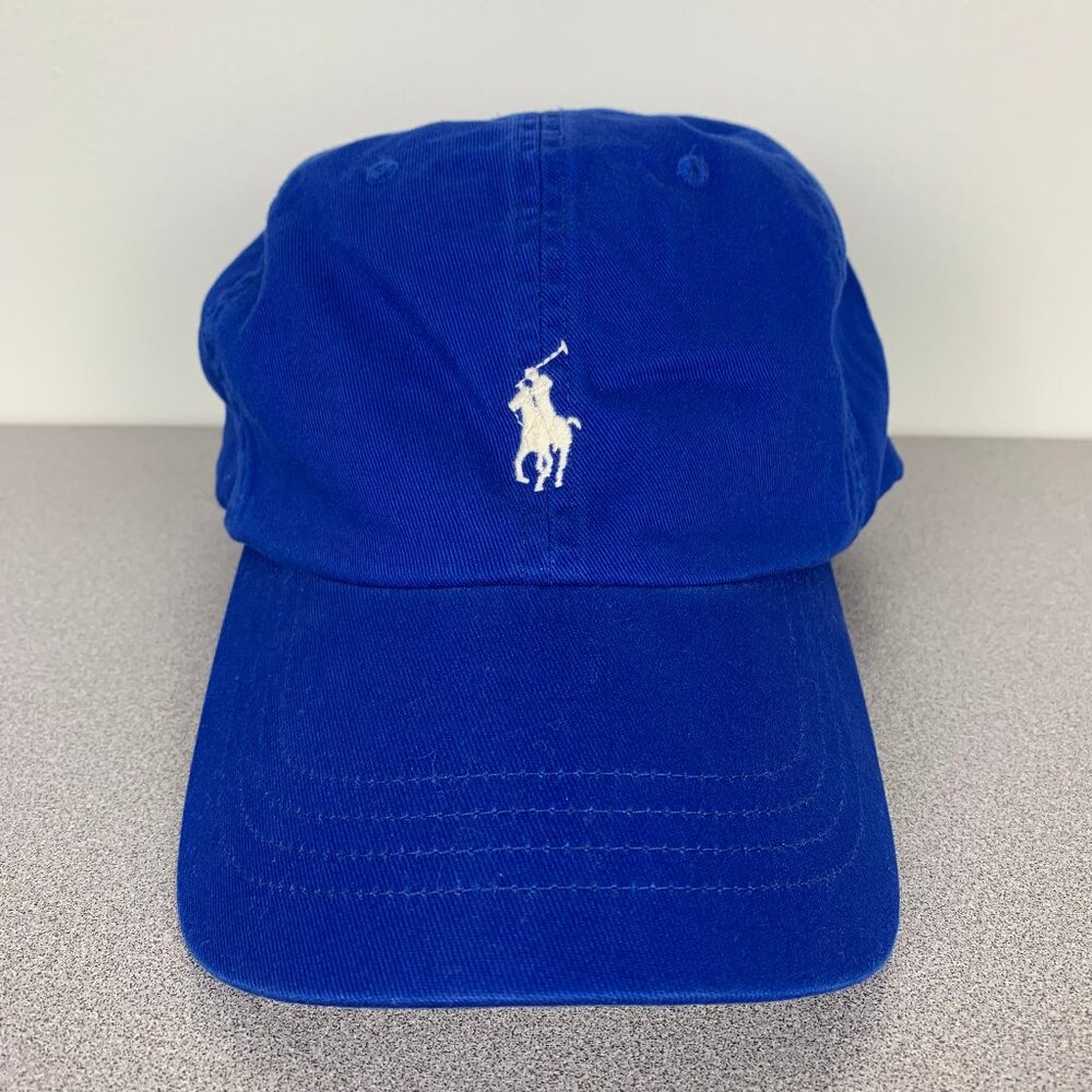 Polo by Ralph Lauren Royal Blue Baseball Cap with White Polo Logo